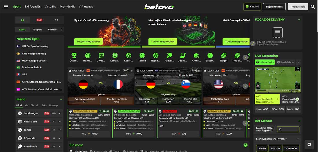 Betovo sportfogadás